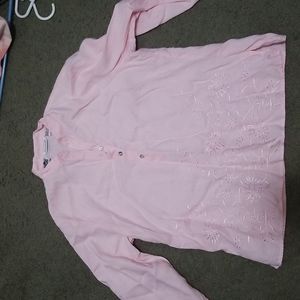 Pink Quarter sleeve blouse size  XL